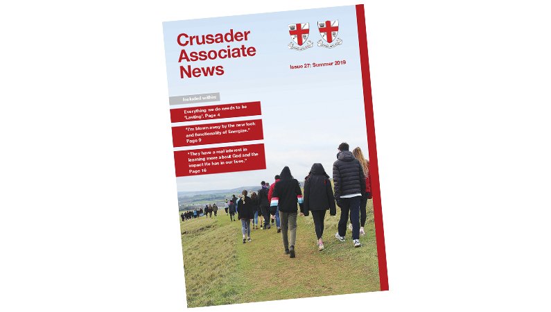 A glimpse of the cover of the latest edition of Associate News